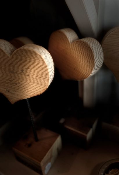 Cœur en bois - De différentes tailles